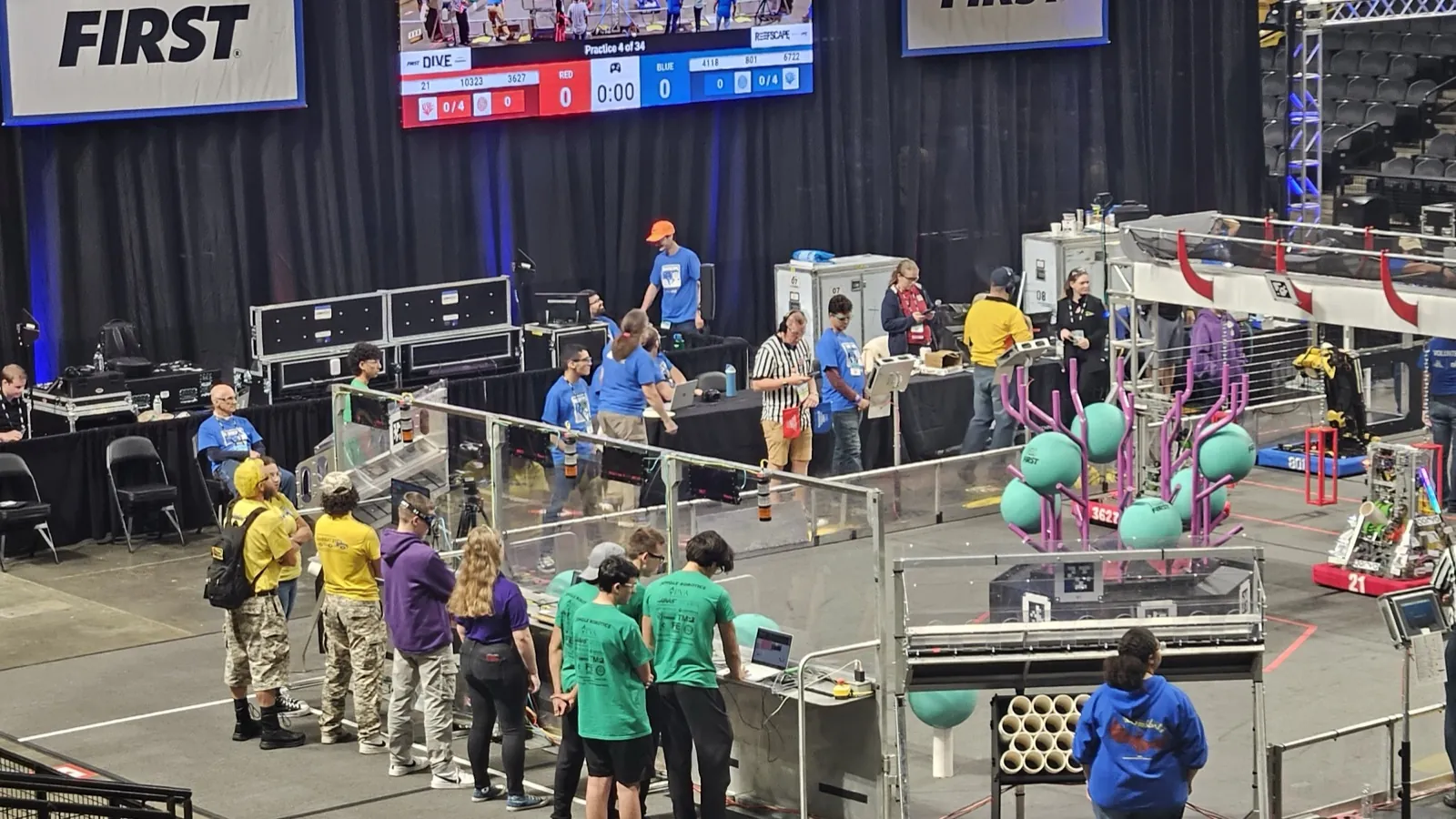 FIRST Robotics arena